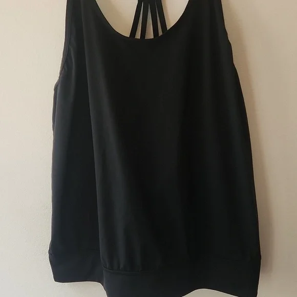 Sweaty Betty Black Racerback Work Out Tank Top, Size M - Picture 2 of 8